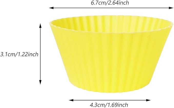 Image of Multi-Purpose Silicone Mould for Muffins, Cakes, Idlis & Chocolate,Cupcake, Jelly, Dhokla, Non-Stick, Heat-Resistant, BPA-Free, Flexible & Durable, and Steaming Ideal for Oven, Microwave(12)