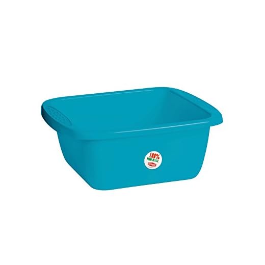 Stefanplast - Barreño rectangular, surtido: colores aleatorios, 40 x 34 x 15 cm