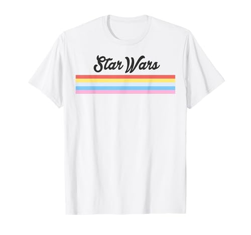 T-shirt Star Wars Retro Rainbow idéal pour un look streetwear coloré au quotidien