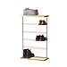 luckxuan Zapatero Zapato Metal Iron Art Hallway Zapato Rack, Adecuado para Sala de Estar Dormitorio Corredor Zapato Organización Estante de Zapatos Zapateros (Color : F)