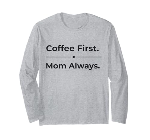 Coffee First Mom Always Minimalist Funny Mom �f�U�C�� ����T�V���c