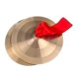 Pegciuho Handzimbeln, Schlaginstrument Und Tragbares Musikspielzeug für Partys, Bühnen, Anfänger Und, 9cm