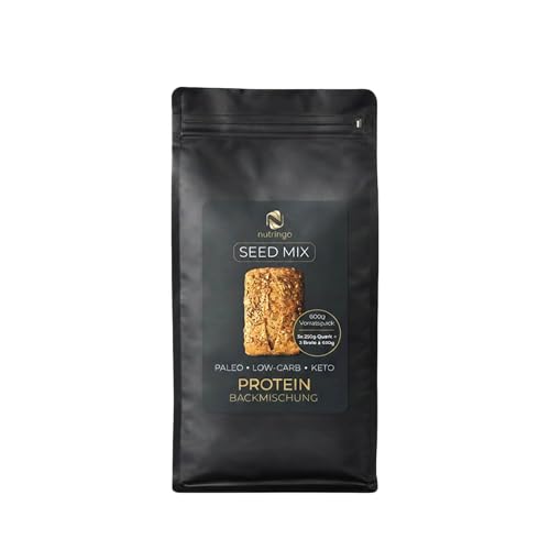 Keto Brot Protein Backmischung Seed Mix 600g. | 3 Brote...