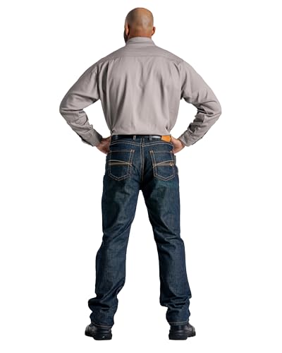 LAPCOFR unisex adult P-indm10 jeans, Washed Denim, 36W x 30L US3