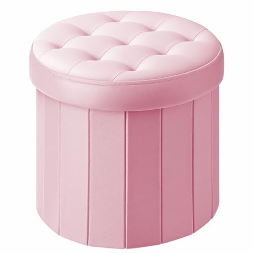 Bsketa® Folding Storage Ottoman Round 14