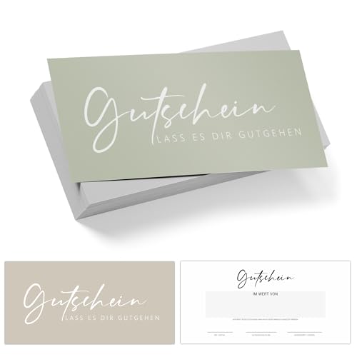25 Zauberhafte Blanko Gutscheine zum selber Ausfüllen für Geschäfte | Friseur Kosmetik Massage Wellness Beauty Salon | Gutscheinkarten Geschenkgutscheine