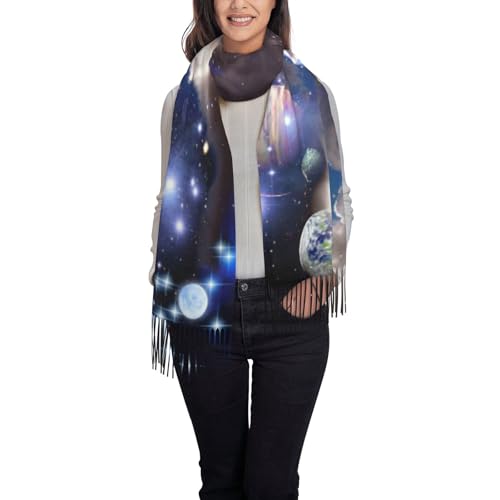 Foulards imprimés personnalisés Space Planet : offrez un morceau de ciel noir étincelant