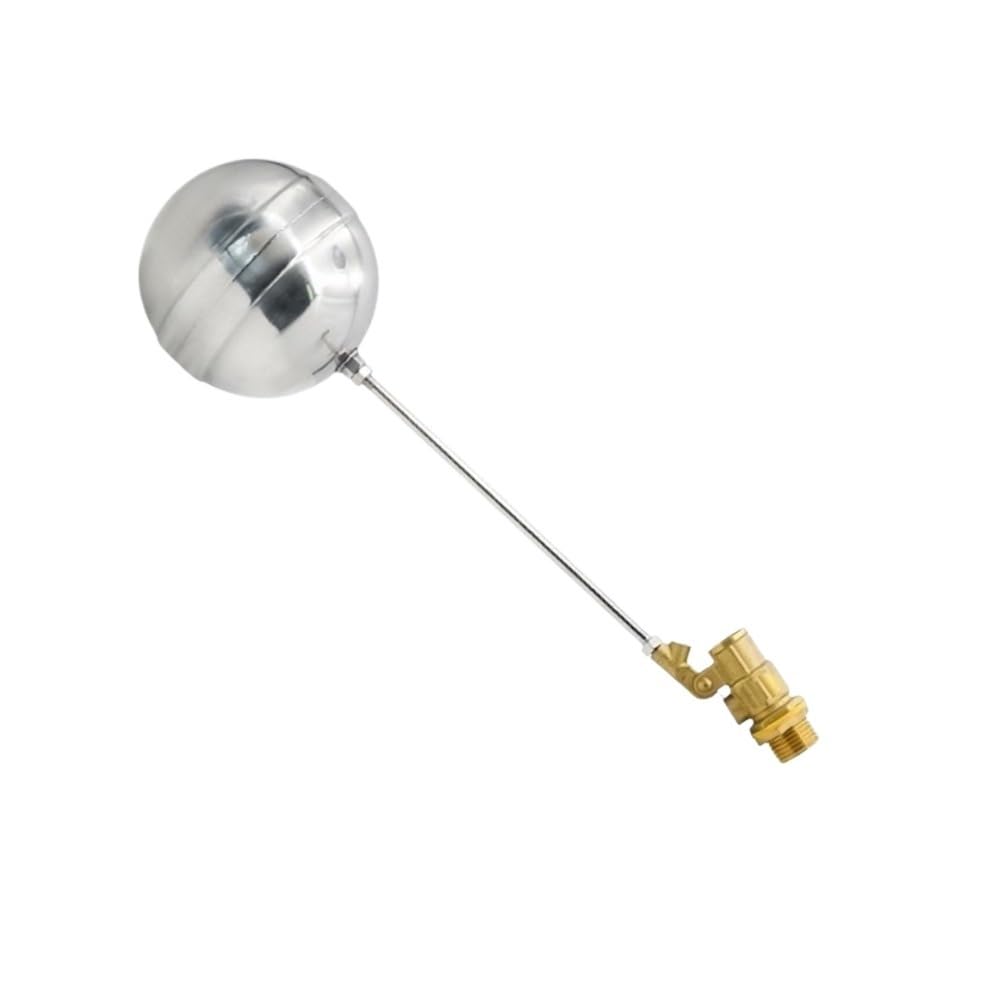 Water Level Control 1pc 1/2inch Male Thread Float Ball Valve, 3/4inch 1inch Liquid Level Flow Control for Cistern(3/4inch)