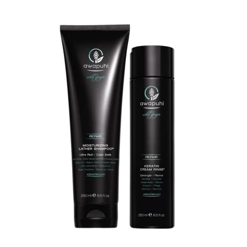 Awapuhi Wild Ginger Paul Mitchell Moisturizing Repair Shampoo and Conditioner Duo, 8.5 fl. oz.
