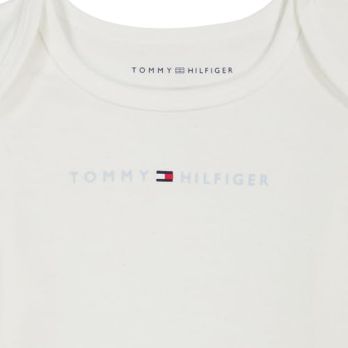 Tommy Hilfiger Baby Boys' 3-Piece Set, Zip-Up Jacket, Knit T-Shirt, Jogger Sweatpant, Skyway/Bright White, 18 Months - image 3