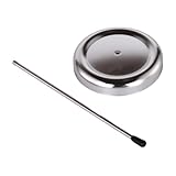 OSALADI Vorladungsgabel Spikes Ticketspitze Quittungsorganisator Spindel prüfen Quittungsinhaber Spindelstange Geldscheinhalter Desktop-Rechnungshalter Menüspitze Rostfreier Stahl Silber