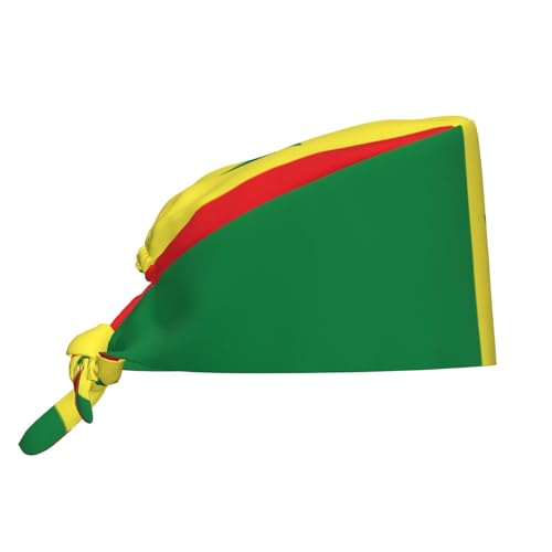 KKAFGBV Casquette de travail unisexe avec motif drapeau du Soudan du Sud, respirante, douce et confortable, réglable avec bandeau absorbant, Drapeau du Sénégal, taille unique