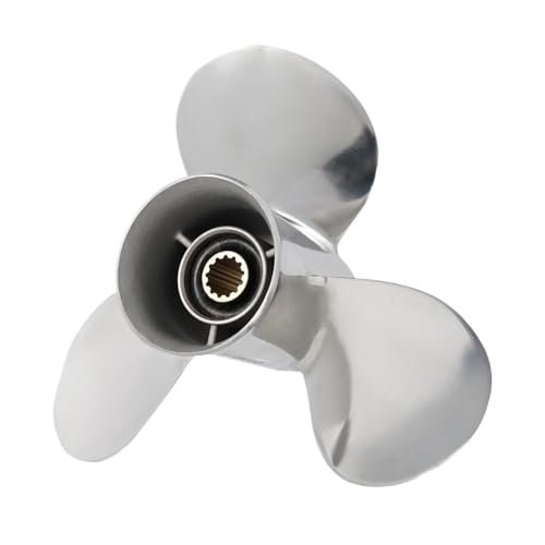 11 1/8x14 船外機プロペラ 3枚羽根 13歯 25〜60HP用 663-45958-01-EL