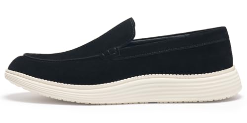 Image of Journey West Men's Comfort Casual Slip-on Suede Leather Loafers Shoes for Men