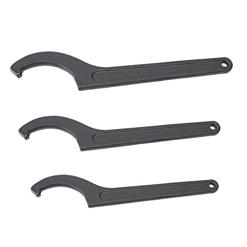 PETSOLA Chiave a Gancio a Mezzaluna 3 Pezzi per