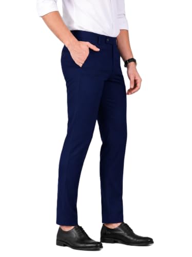 Image of Mens Formal Pant | Comfortable Cotton Trousers for Office and Business Wear
