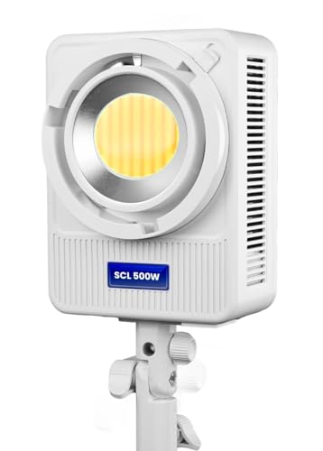 Image of SIMPEX SCL 500W Dual Colour Continuous LED Light with Bowens Mount 2700-6500 Color Temperature, 95 CRI and a Unique Design Fixture Commonly Used in Photography, Videography and Studio Productions
