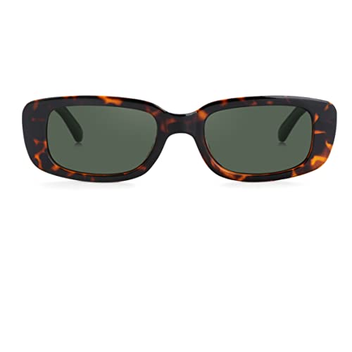 Image of Kursan Small Rectangle Sunglasses for Women Men Square Frame Sun Glasses - 100% UV400 Protection