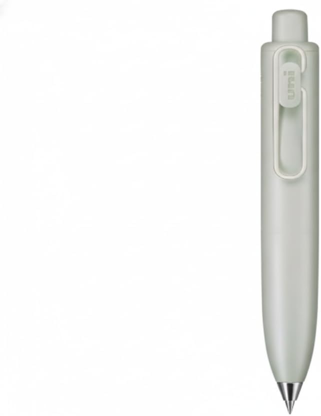 Uni-Ball One P, Gel Ink Ballpoint Pen, 0.38mm Extra Fine Point, Black Ink, White Mint (Limited Edition), UMNSPCC38.WM, Pack of 5