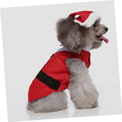 Disfraz de perro gorro Navidad cálido y cómodo miniatura 2