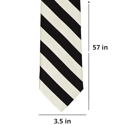 Image of tiemart Men's Striped Tie Standard Length