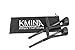 KMINA PRO - Folding Carbon Fiber Crutches (x2 Unit, Open Cuff), Adjustable Forearm Crutches for Adults - Made in Europe