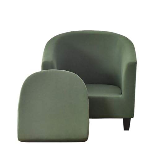 JUNLEBUYI 2 Pezzi Copripoltrona 1 Posto Elasticizzato Copripoltrona Da Cocktail Chesterfield Rimovibile Lavabile Per Bancone Soggiorno Tullsta Camera Da Letto Bar (5#)