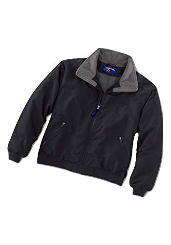 Image of Big and Tall Black Polar Fleece Lined Jacket to 10X and 6X Tall 88-4550