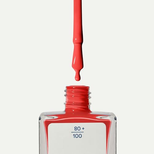 Miniatura 2 de KORRES No No Nail Polish 45 True Coral: esmalte de uñas vegano 10-Free con efecto gel, alto poder cubriente y brillo brillante, resistente a las grietas, 11 ml