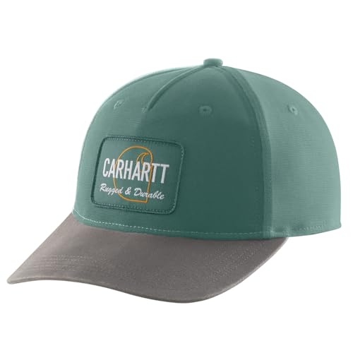 Carhartt Herren Canvas Rugged Patch Cap, Schiefergrün, Einheitsgröße