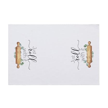 Geschirrtücher Retro Gelbes Holz Handtücher Waffeltücher Küchentücher Geschirrhandtücher Saugfähige Trockentücher Küche Multi-Purpose Abtrockentücher Küche Handtuchset 4 Stück (40x60cm) – Bild 3