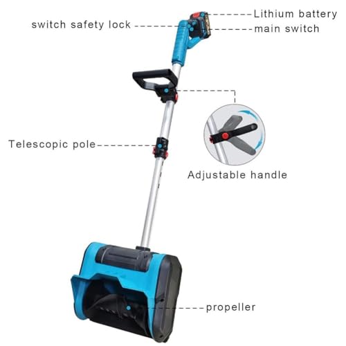 Pelle à neige électrique sans fil pour déneiger sans mal de dos - 6