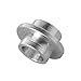 MEETOOT 16PCS 8mm Silver Aluminum Alloy Bearing Spacer Skates/Skateboards/Electric Scooters Universal Spacing Sleeve Suitable for Machine Tool Luggage Wheel Model Car