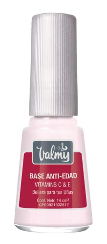 Valmy Base Anti-Edad con Vitamina C y E - Tratamiento para prevenir estrías, imperfecciones y ayudar con el crecimiento de uñas sanas y fuertes