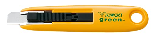 Olfa SK-7GREEN - Cúter con recogida automática de la cuchilla, de 12,5 mm, fabricado con plástico reciclado Cover