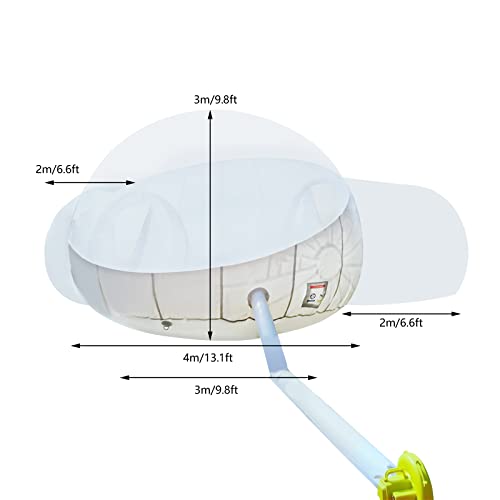Carpa Inflable Burbujas Transparente para Camping 4-6 Personas miniatura 2