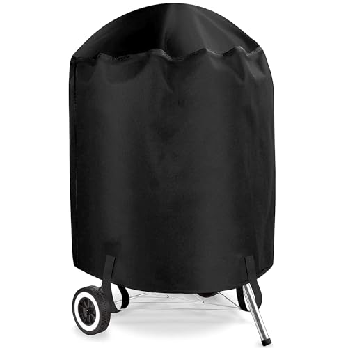Grill Cover 22 inch BBQ Gas Grill Cover Waterproof Weather Resistant UV and Fade Resistant UV Resistant Materia for Weber Char-Broil Nexgrill Grills and More
