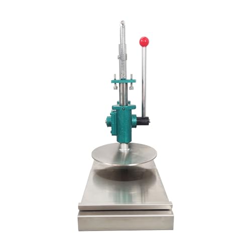 WYDDDARY Household Manual Pizza Dough Press 9.5inch Stainless Steel Pastry Dough Press