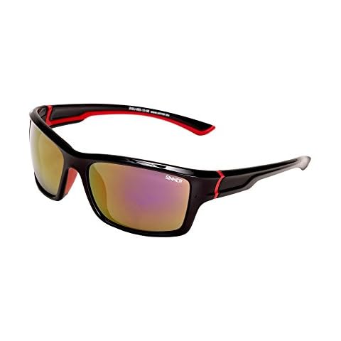 SINNER Men's Cayo Black Sunglasses with Mirror Lenses Cover