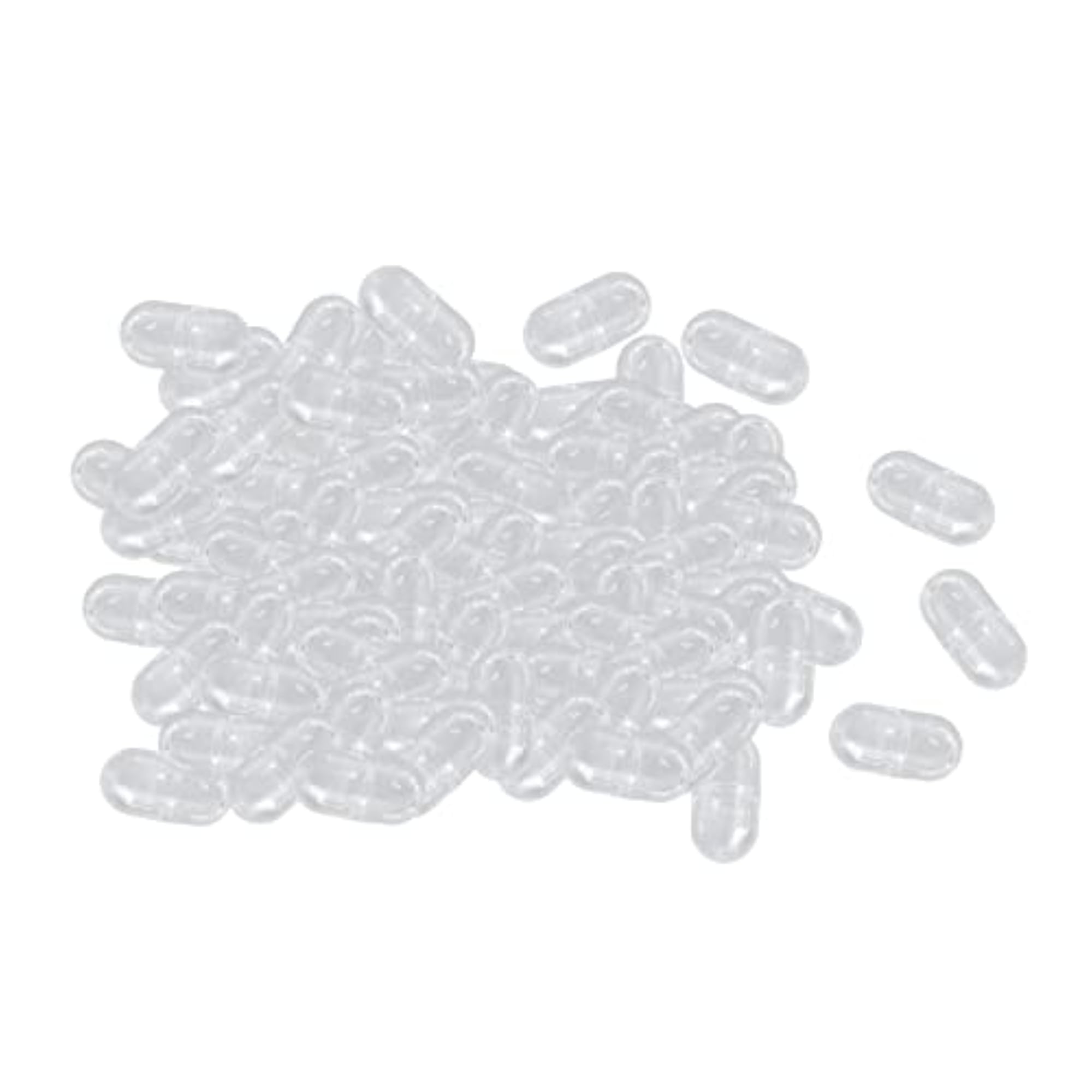 ® 2x100x Mini Empty Clear Capsule for Lipstick Cosmetic DIY Containers