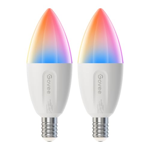 Govee E14 Smart Bulb RGBWW 450LM Smart Light Bulb 2 Pack