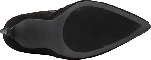 Liliana Db54 Women Suede Pointy Toe Thigh High Single Sole Stiletto Boot,Black,8.5 #TOP3