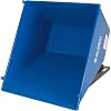 Global Industrial Steel Self-Dumping Forklift Hopper with Bump Release, 1 Cu. Yd Capacity, 6000 Lbs. Capacity, 61-1/16L x 41-5/16W x 42-11/16H, Blue