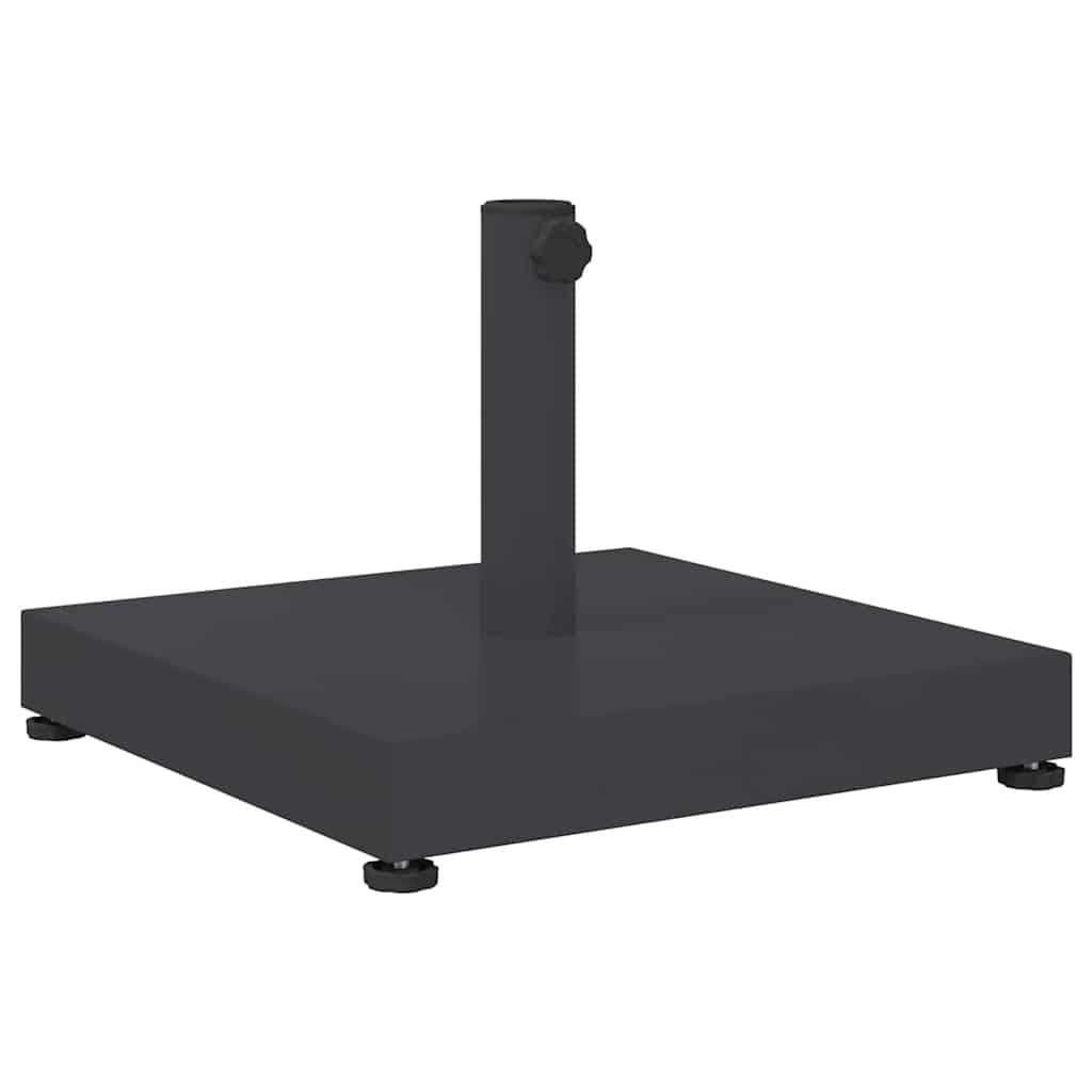 Podstawa parasola przeciwsłonecznego ciemnoszara 45 x 45 x 31,5 cm