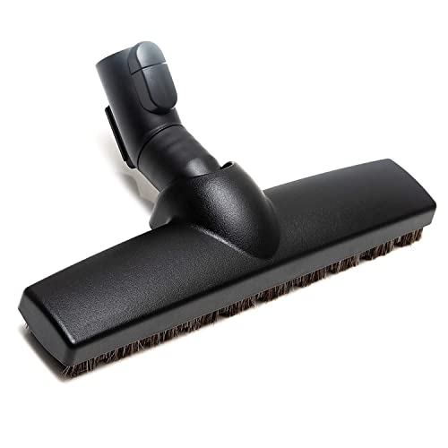 Brosse de parquet pour sol dur compatible avec aspirateur Miele S8, S6, S5, S4, S2, S1, C1, C2, C3, H1 Complete, Compact, Classic, Swing, S8000 - Avec 3 roues/cheveux...
