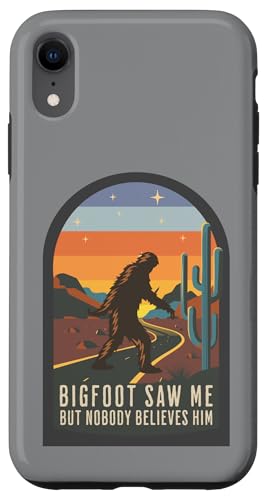 BIGFOOT SAW ME BUT NOBODY BELIEVES HIM - �ʔ����T�X�J�b�` �X�}�z�P�[�X iPhone XR �p