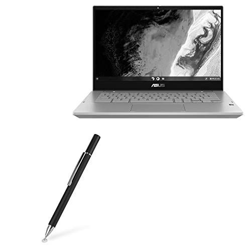 BoxWave Stylus Pen Compatible with ASUS Chromebook Flip CX3 (CX3400) - FineTouch Capacitive Stylus, Super Precise Stylus Pen for ASUS Chromebook Flip CX3 (CX3400) - Jet Black