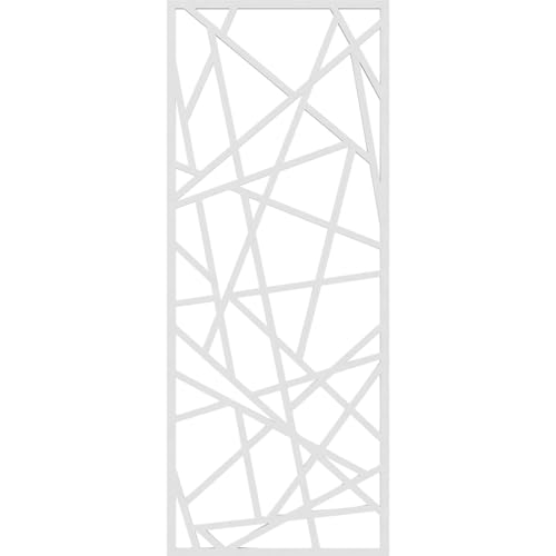 Image of 13 3 /8 inchW x 34 3 /8 inchH x 3 /8 inchT Conway Decorative Fretwork Wall Panels in Architectural Grade PVC