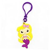 POPETPOP 24 piezas Llaveros de Temática Sirena para Juguetes para Fiestas Infantiles Accesorios Divertidos y para Cumpleaños Surtido Aleatorio de PVC