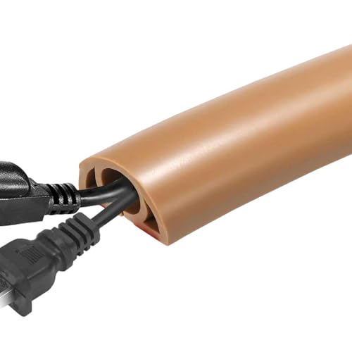 Evite tropiezos con el protector de cable de suelo autoadhesivo y flexible 1